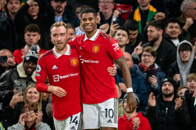 Marcus Rashford sends classy message to Man Utd team-mate Christian Eriksen - Bóng Đá