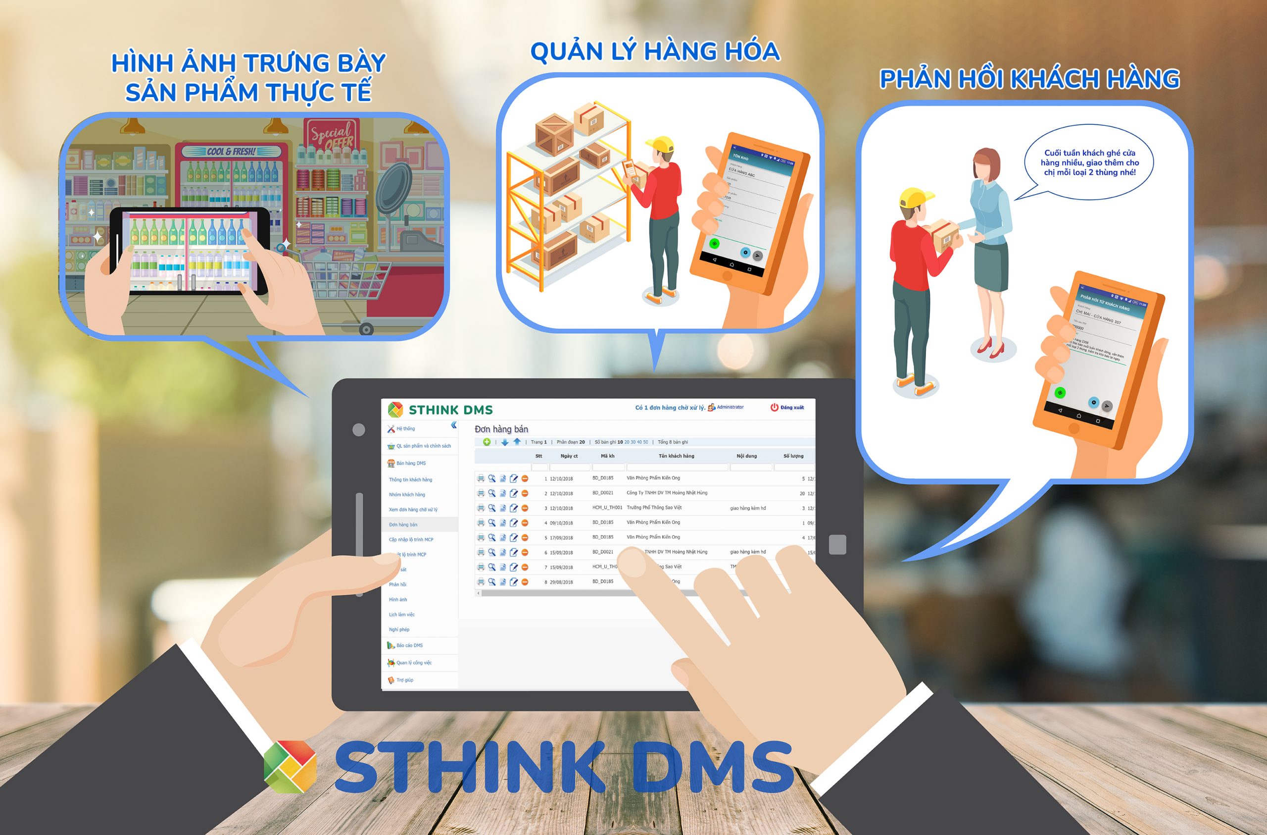 phần mềm quản lý kênh phân phối sthink dms phần mềm quản lý kênh phân phối sthink dms